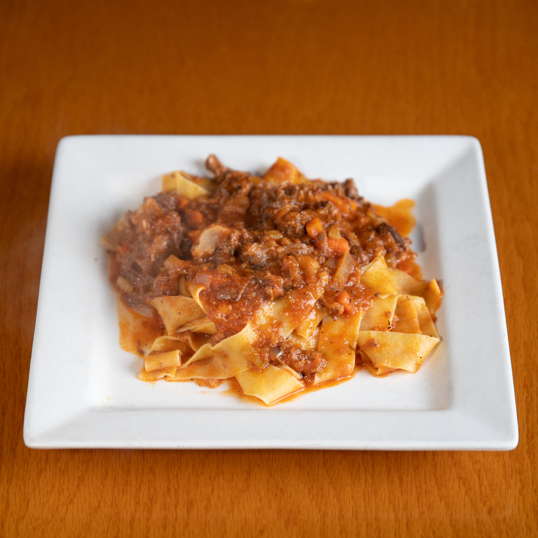 Pasta: Pappardelle Bolognese (4-person serving)
