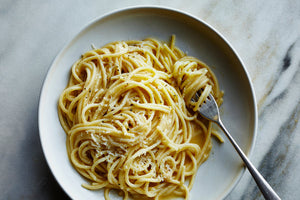 Kids: Pasta with butter and Parmesan cheese